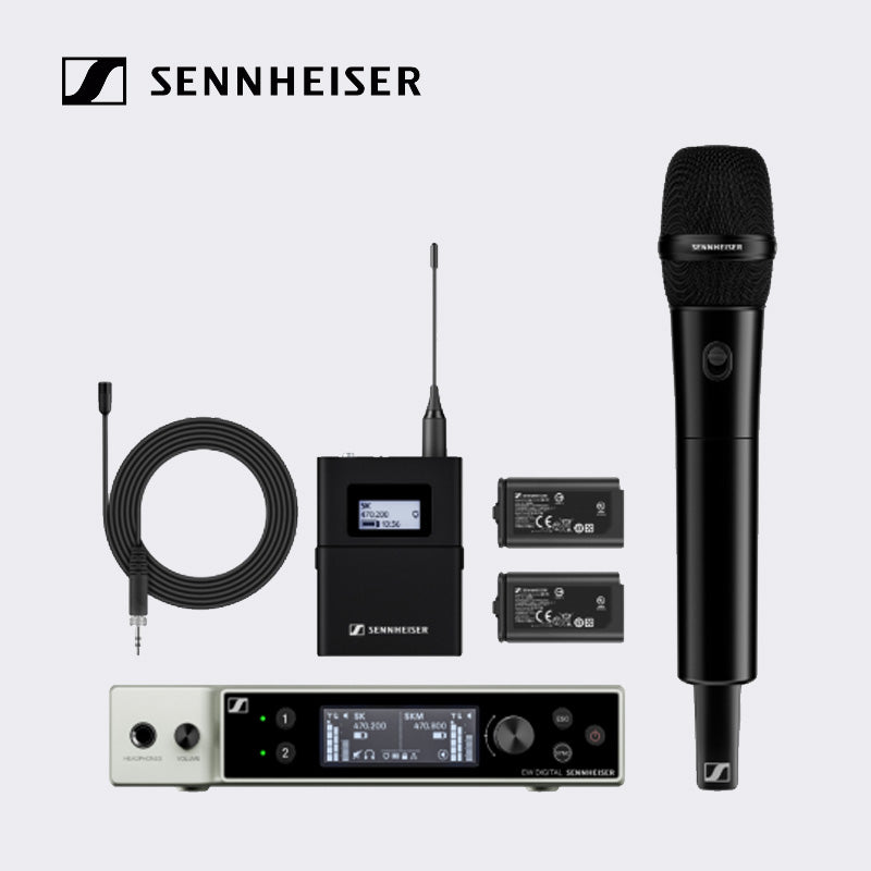 Sennheiser EW-DX MKE 2 / 835-S Set (Q1-9) Digital Wireless Microphone System
