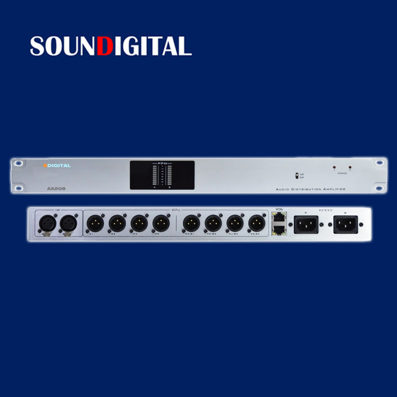 SoundDigital AA208 模擬音頻分配放大器