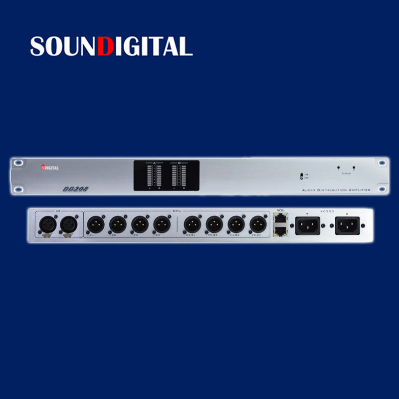 SoundDigital DD208 數字音頻分配放大器