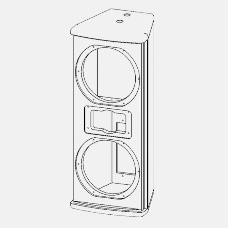 OHM Twin 6”mid to high range portable speakers BRT 26