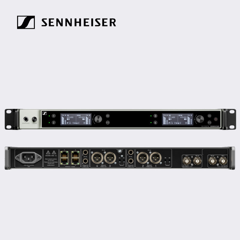 Sennheiser EW-DX EM 2 DANTE/4 DANTE (Q1-9) Dual-Channel Digital Receiver