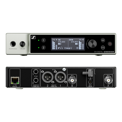 Sennheiser EW-DX EM 2 DANTE/4 DANTE (Q1-9) Dual-Channel Digital Receiver
