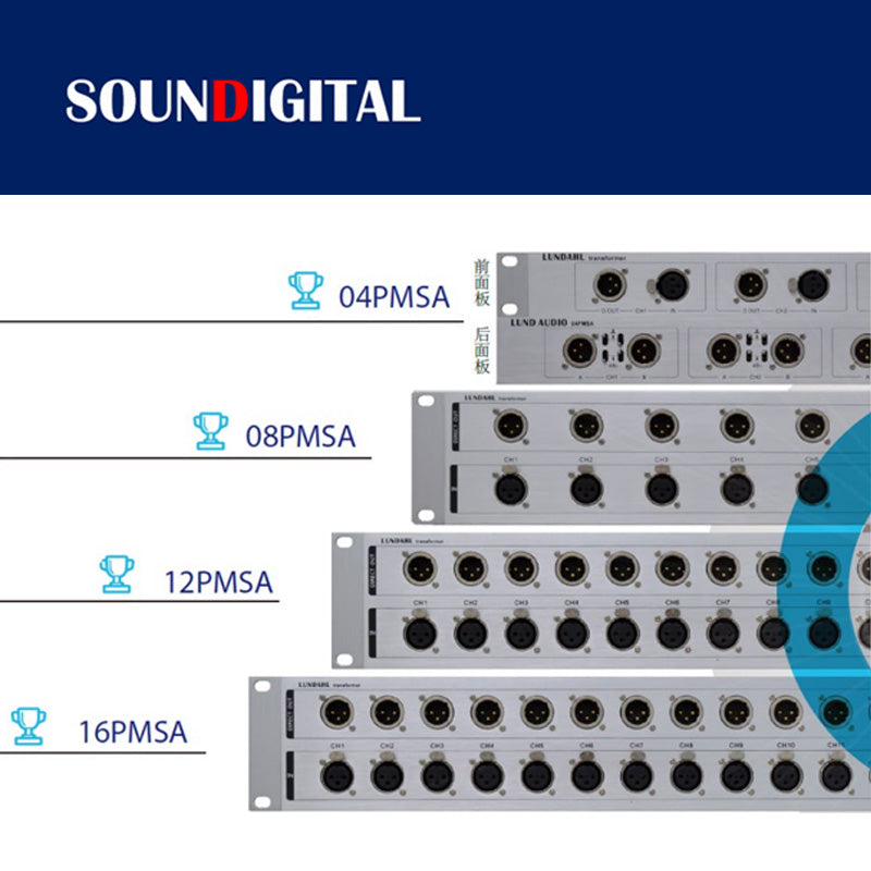 SoundDigital PMSa series 無源話筒分配器