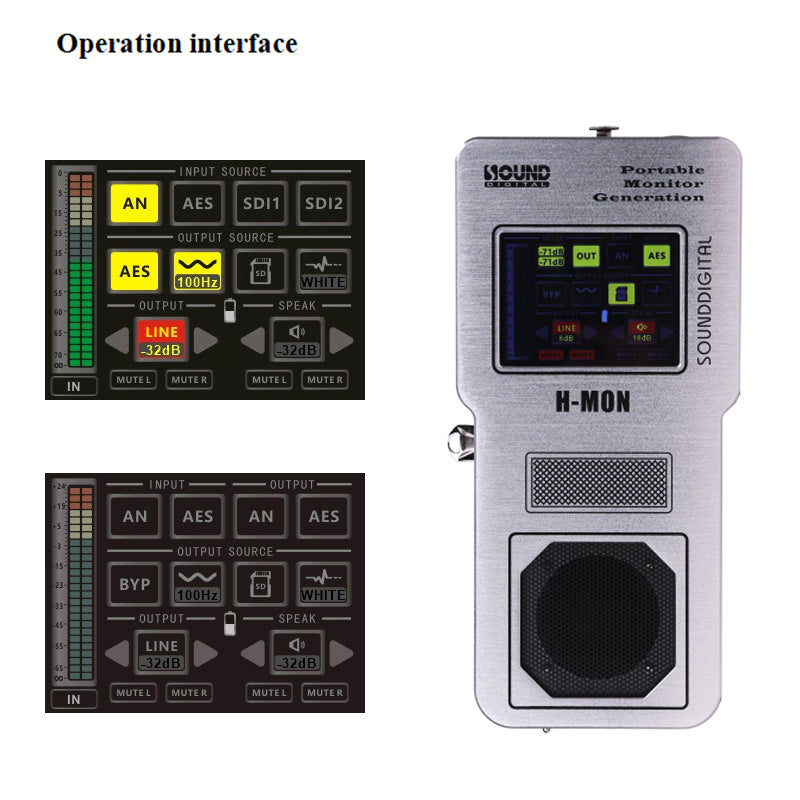 SoundDigital H-MON Hand-held monitoring